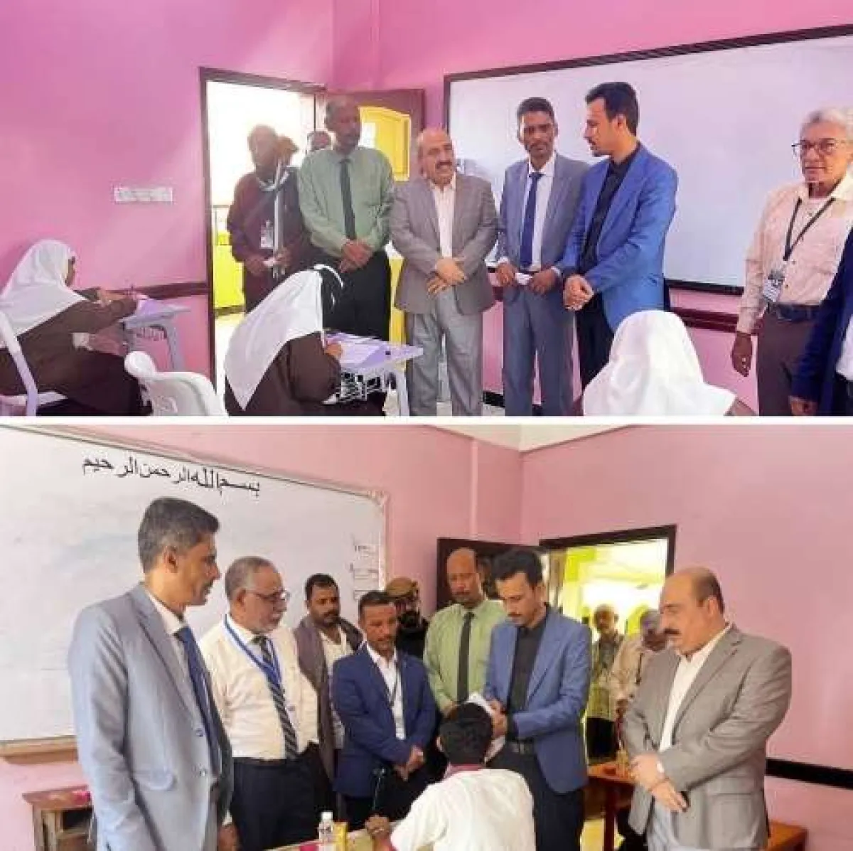 وكيل حضرموت الجيلاني يدشن اختبارات إنهاء المرحلة الثانوية بعموم مديريات المحافظة