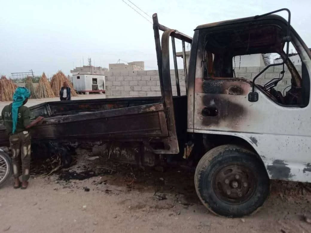 صور مأساوية من احتراق قلاب بحجة