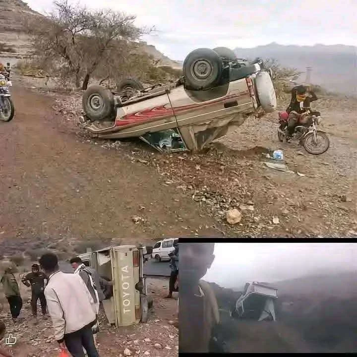 الأمطار تتسبب بانزلاقات متكررة في نقيل الشيم بالضالع