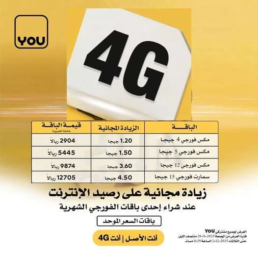 لحج تشهد تشغيل شبكة "يو" 4G بعد رفع الاحتكار