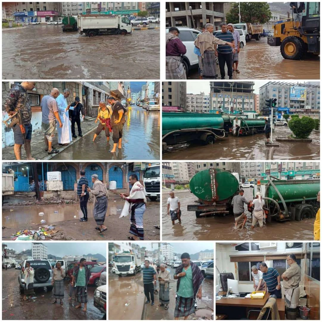 بتوجيهات محافظ عدن.. صندوق النظافة يواصل فتح الطرق وتصريف مياه الأمطار في عدد من المديريات