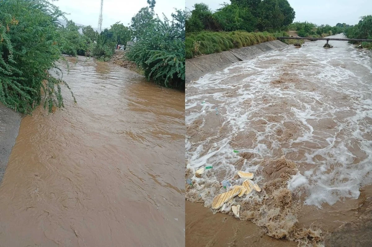  أمطار غزيرة في أبين وسيول وادي بناء تنعش آمال المزارعين بموسم وفير