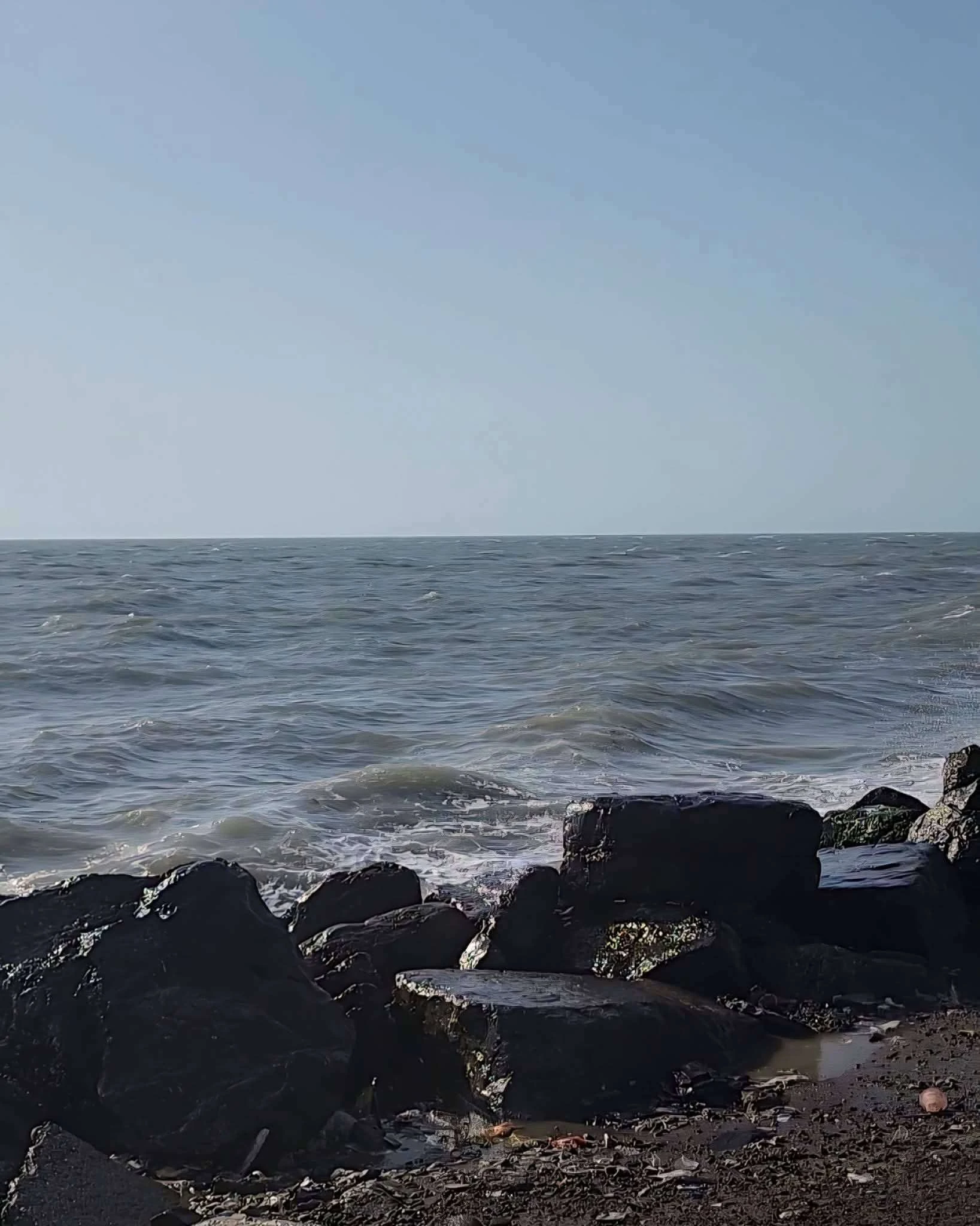 تغيّر لون البحر في كورنيش الحديدة يثير تساؤلات