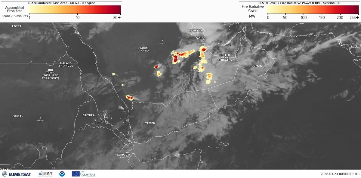 الأرصاد يحذر من هطول الأمطار وتدفق السيول