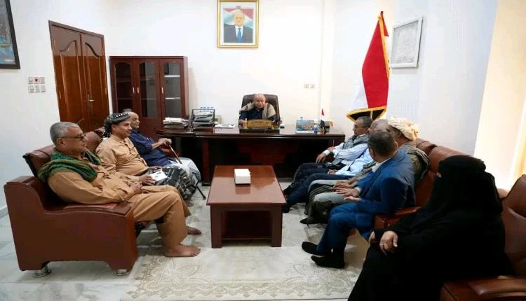 عضو مجلس القيادة الخنبشي يلتقي عدد من أعضاء هيئة رئاسة مجلس حضرموت الوطني