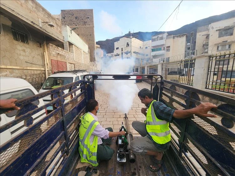 صحة البيئة بصيرة يواصل تنفيذ حملة رش ضبابي واسعة عقب الأمطار