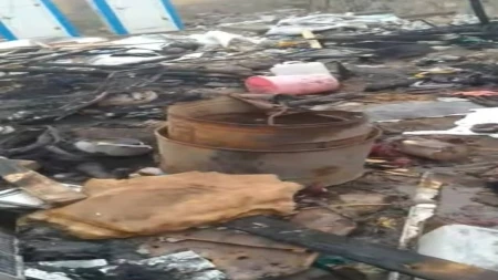 اليمن: إصابة شخصين إثر حريق بمخيم للنازحين في الضالع