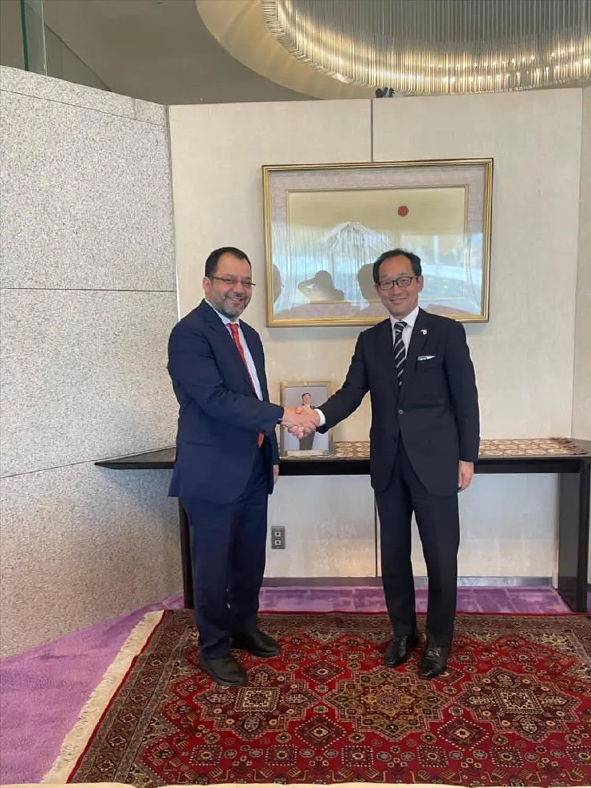 وزير الكهرباء يبحث مع سفير اليابان دعم مشاريع الطاقة المتجددة في اليمن