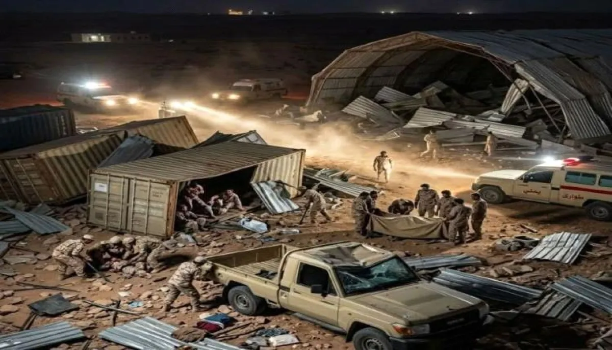 كارثة مروعة.. عاصفة شديدة وسيول جارفة تضرب معسكرًا للجيش في الوديعة وسقوط أكثر من 250 قتيل وجريح