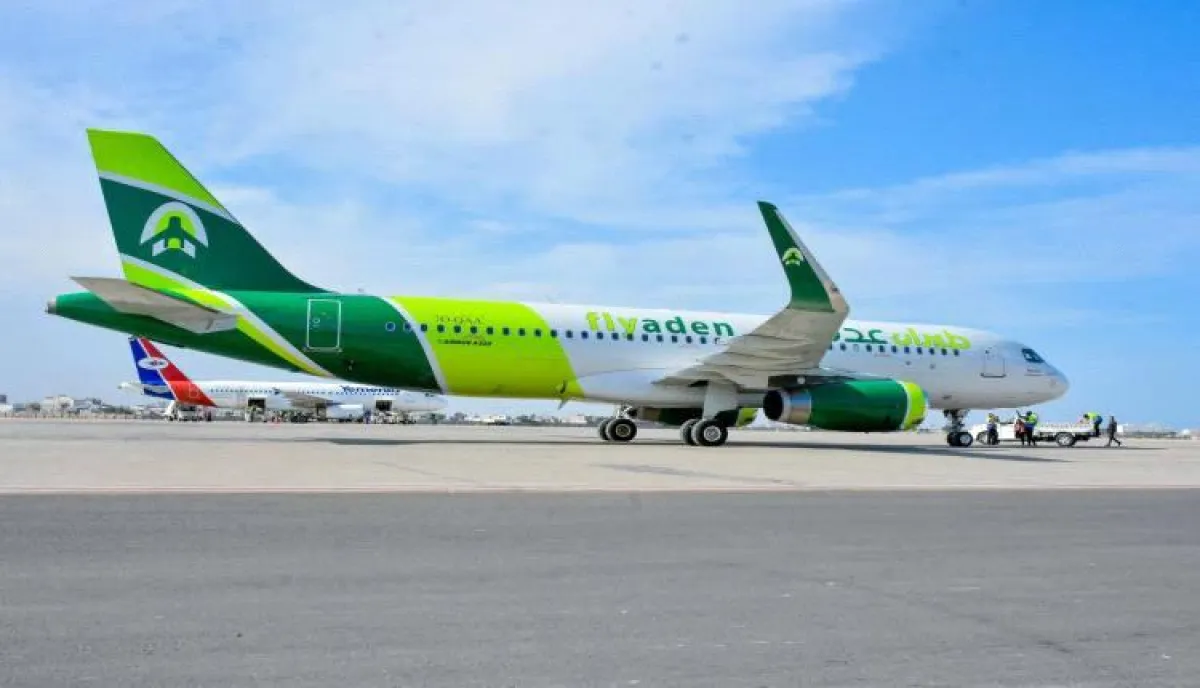 "طيران عدن" تطلق أولى رحلاتها التجارية بطائرة "المنصورة"