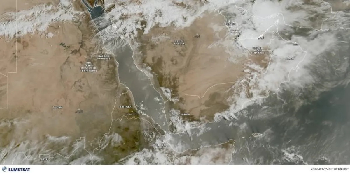 مركز التنبؤات يتوقع استمرار واتساع واشتداد تأثر اليمن بالمنخفض الجوي