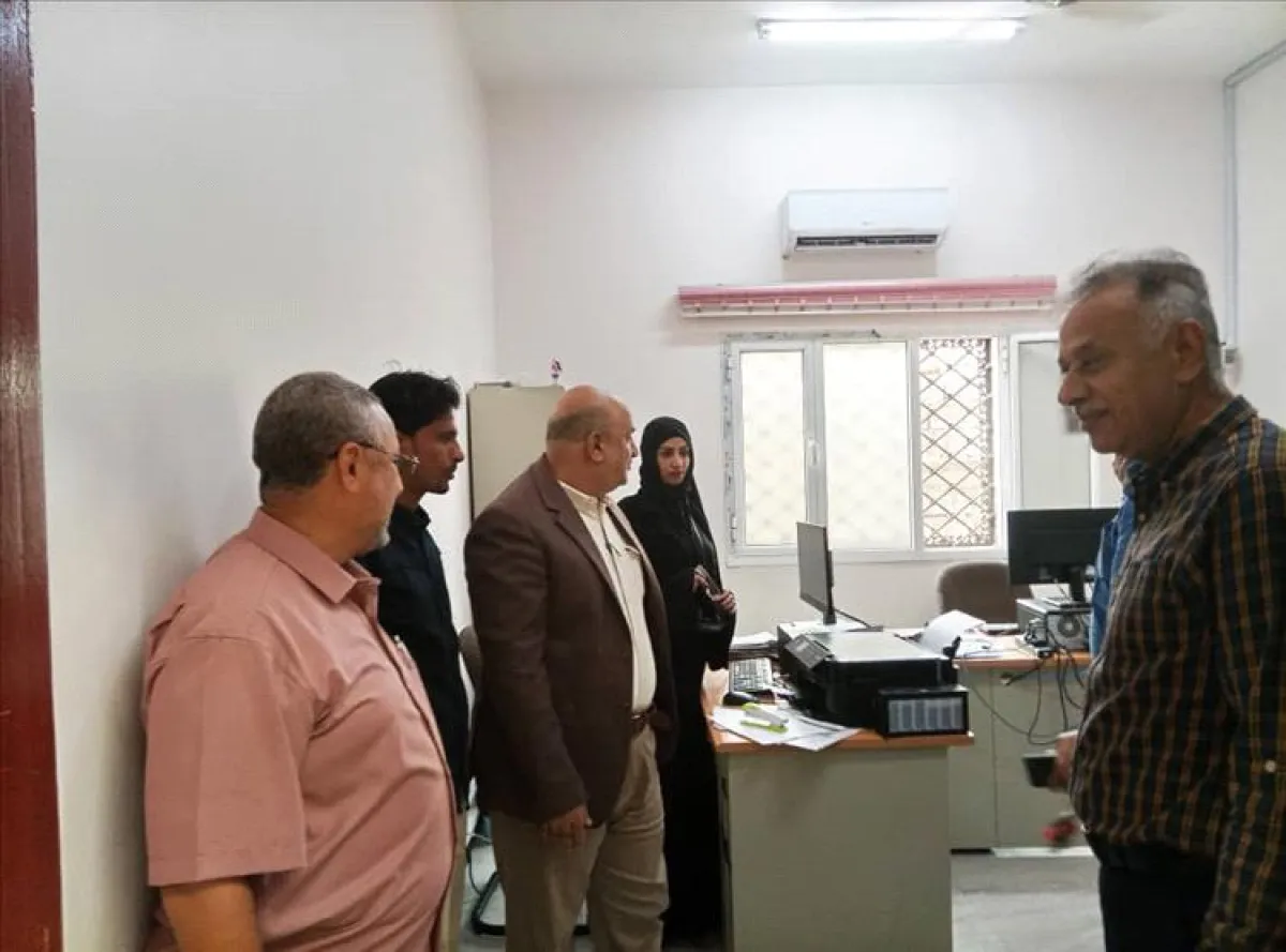 الجعملاني والجاوي يتفقدان الانضباط الوظيفي في المعلا