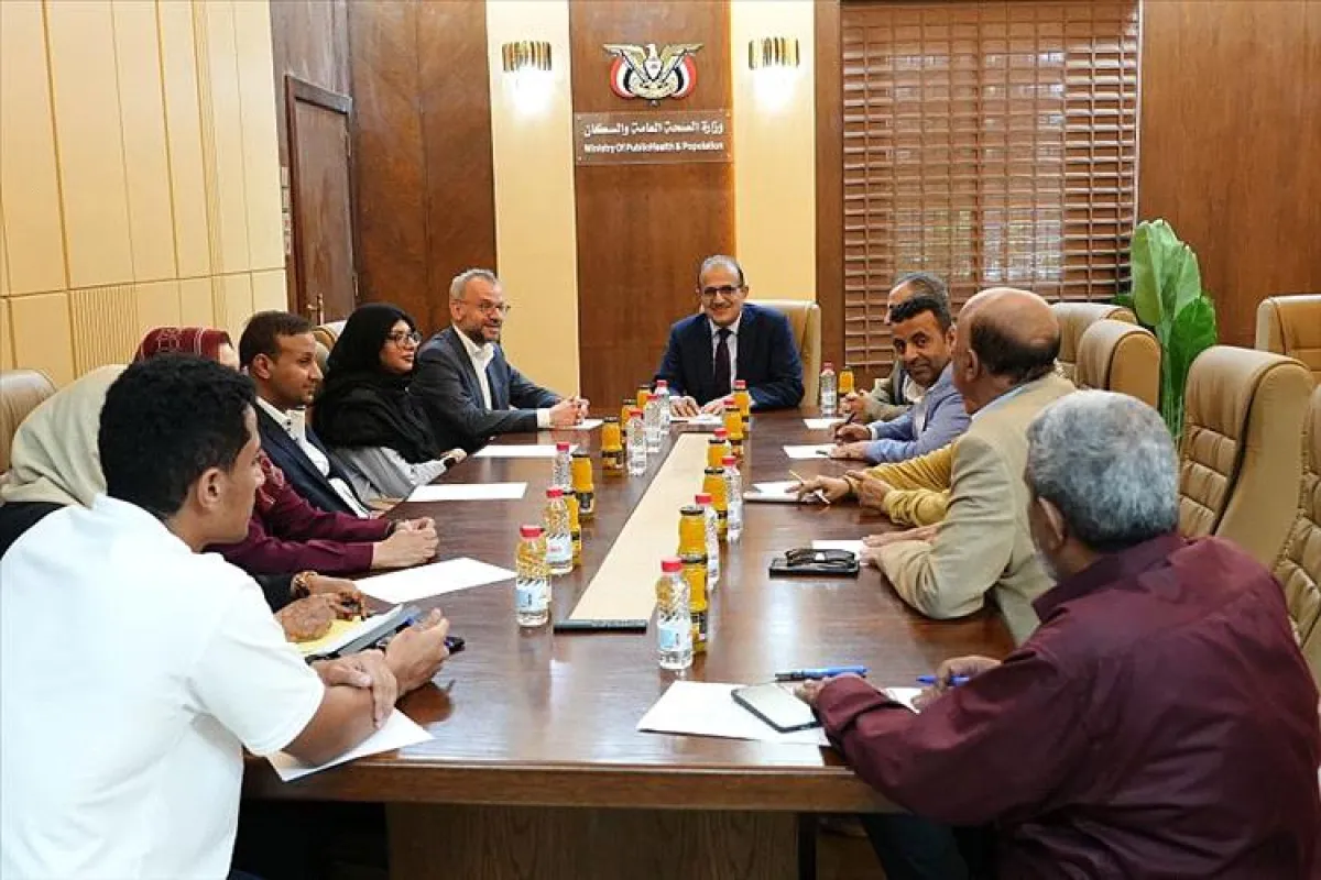 وزير الصحة يبحث مع وفد جامعة رستوك الألمانية تعزيز التعاون الأكاديمي والصحي