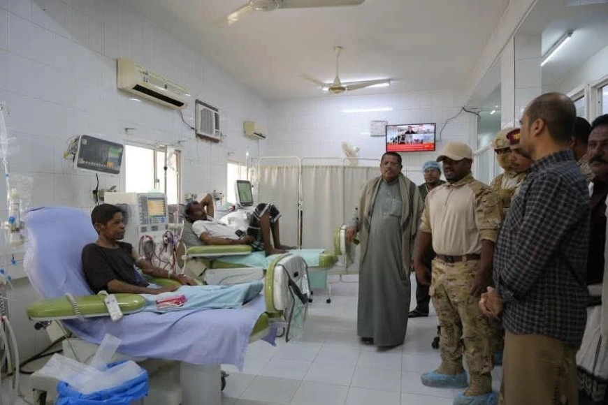 قوات درع الوطن & الفرقة الثانية تنفذ زيارة عيدية إنسانية لمرضى مستشفى القطن بوادي حضرموت