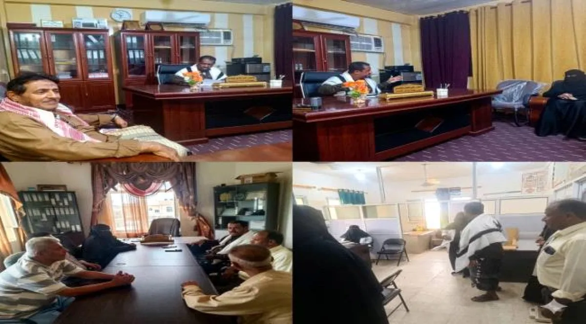 غالب تطّلع على انتظام الدوام الرسمي في مكاتب خنفر عقب إجازة عيد الفطر