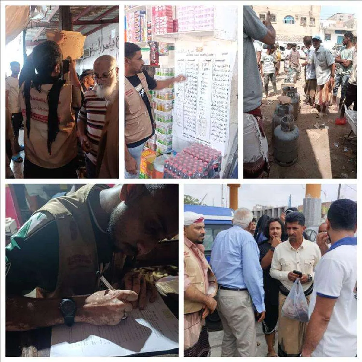 تحرك حكومي لضبط الاسعار وتوفير الغاز في عدن