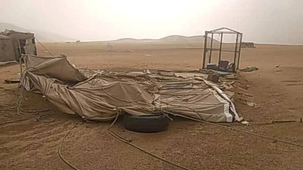 وحدة النازحين في مأرب: الوضع الإنساني في مخيم العرق الشرقي حرج للغاية