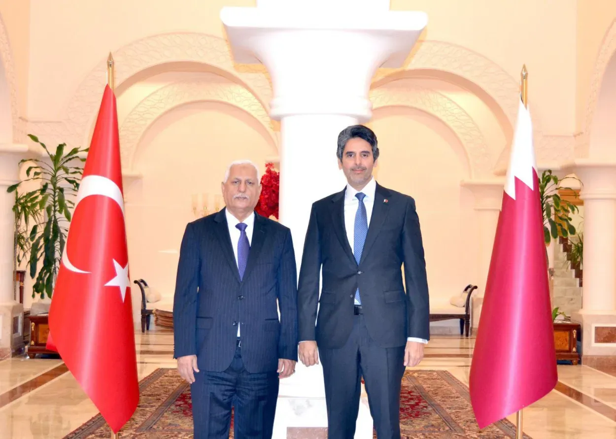 السفير محمد صالح طريق يلتقي نظيره القطري في أنقرة لبحث المستجدات