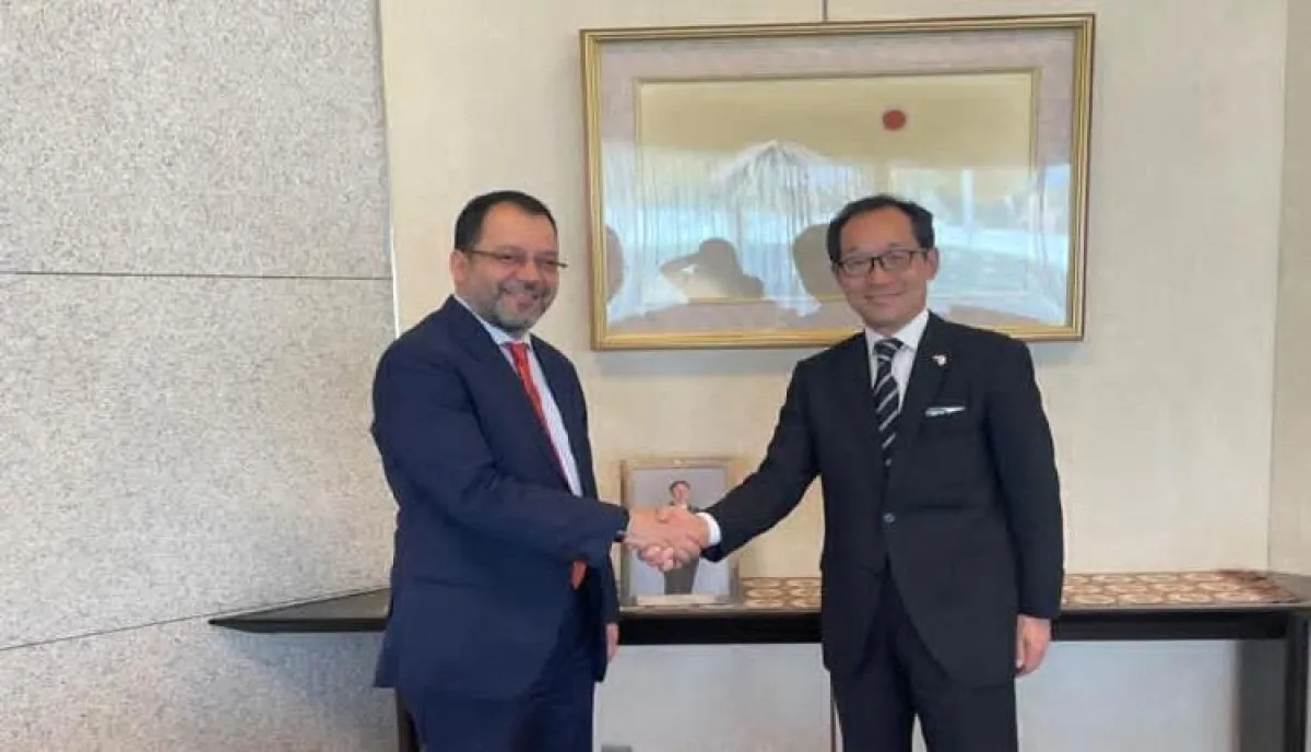 الكاف يبحث مع السفير الياباني دعم مشاريع الطاقة المتجددة في اليمن