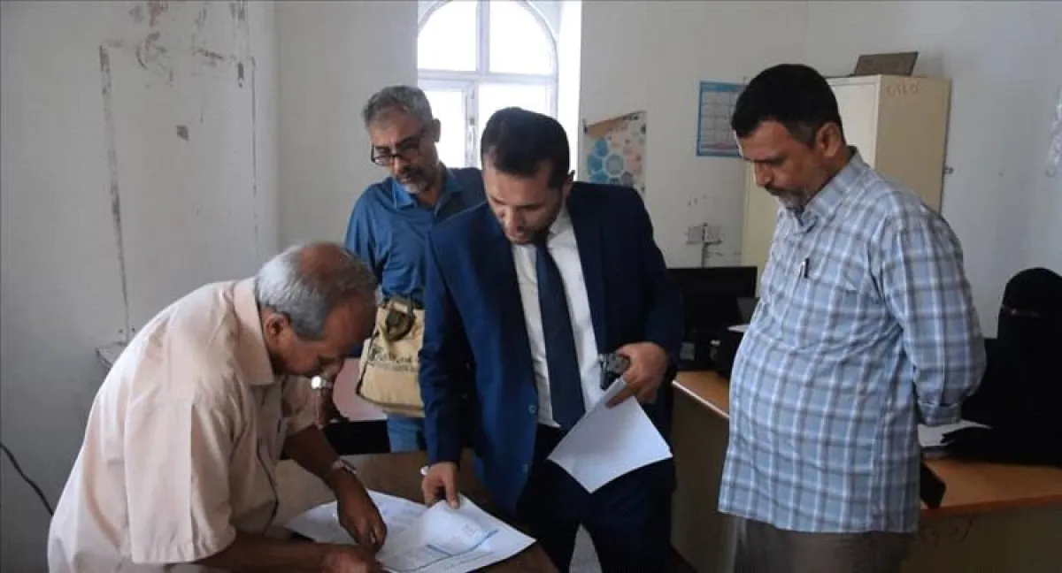 الزامكي يتفقد مستوى الانضباط الوظيفي في البريقة ومكتب الأشغال عقب إجازة عيد الفطر