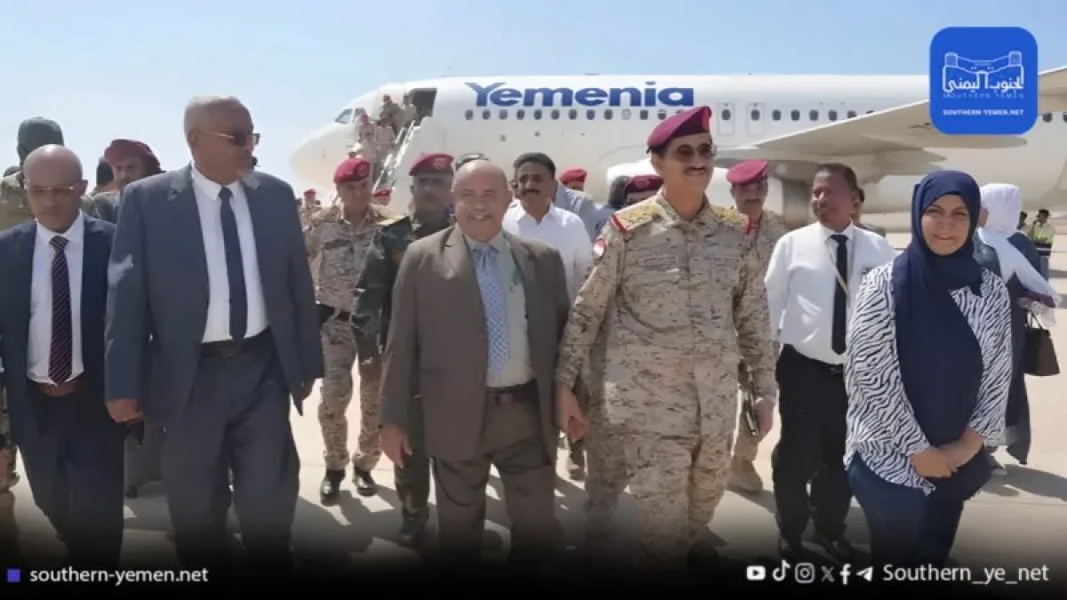 وفد حكومي رفيع يصل المكلا لبحث الملفات الخدمية والعسكرية مع السلطة المحلية