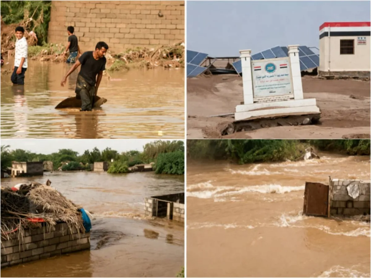 ضحايا وخسائر مدمرة جراء السيول في النجيبة بريف المخا