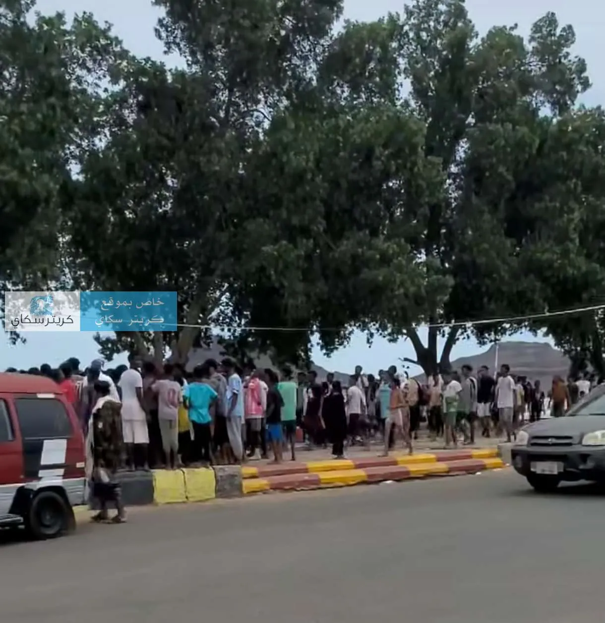 عراك عنيف بين اجانب في عدن