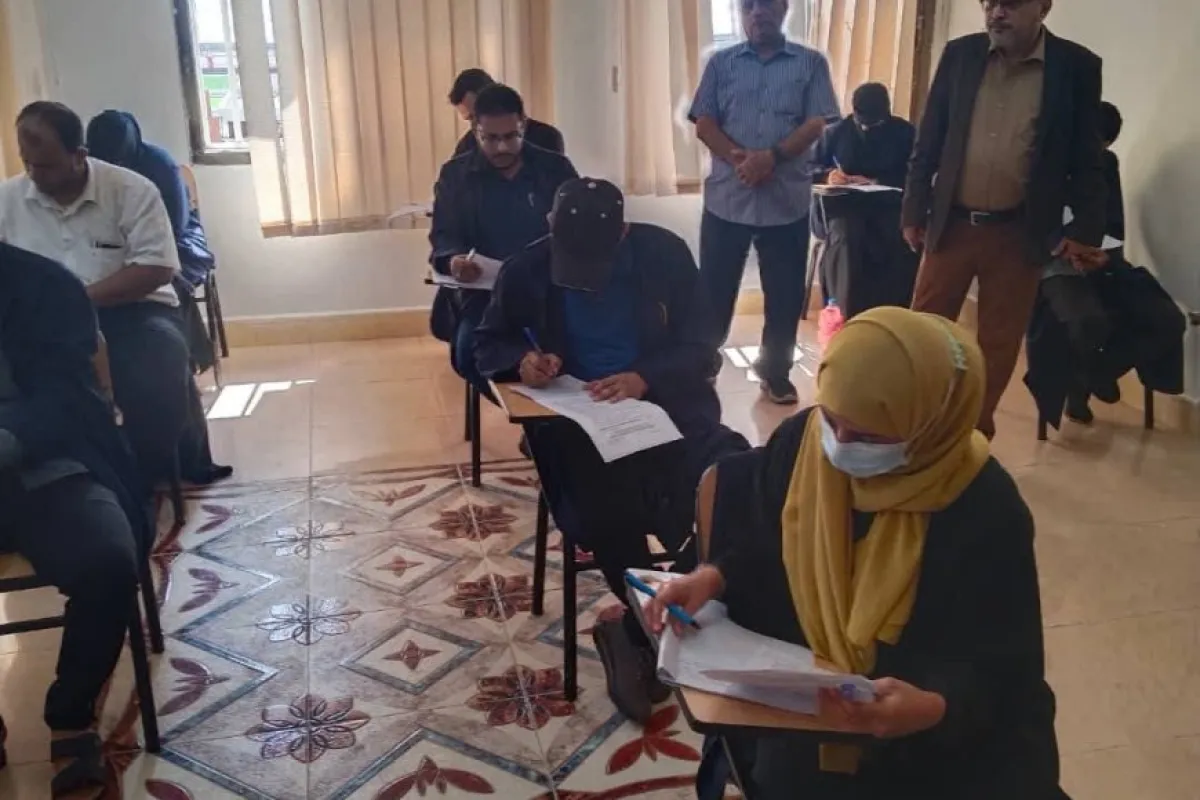 معهد القضاء يدشن امتحانات الدور الثاني لطلبة الدراسات التخصصية العليا بعدن