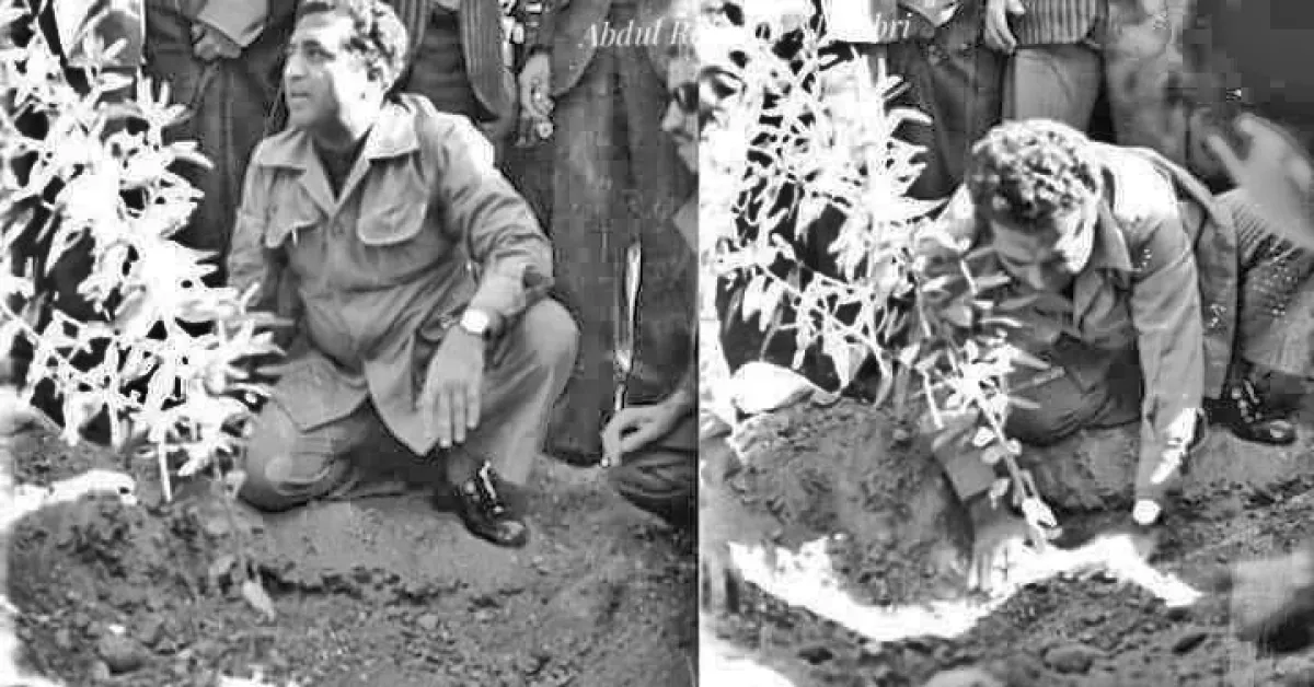 صور نادرة للرئيس الشهيد إبراهيم الحمدي وهو يقوم بهذا الأمر في شهر مارس و أصدر بذلك قرار جمهورياً !