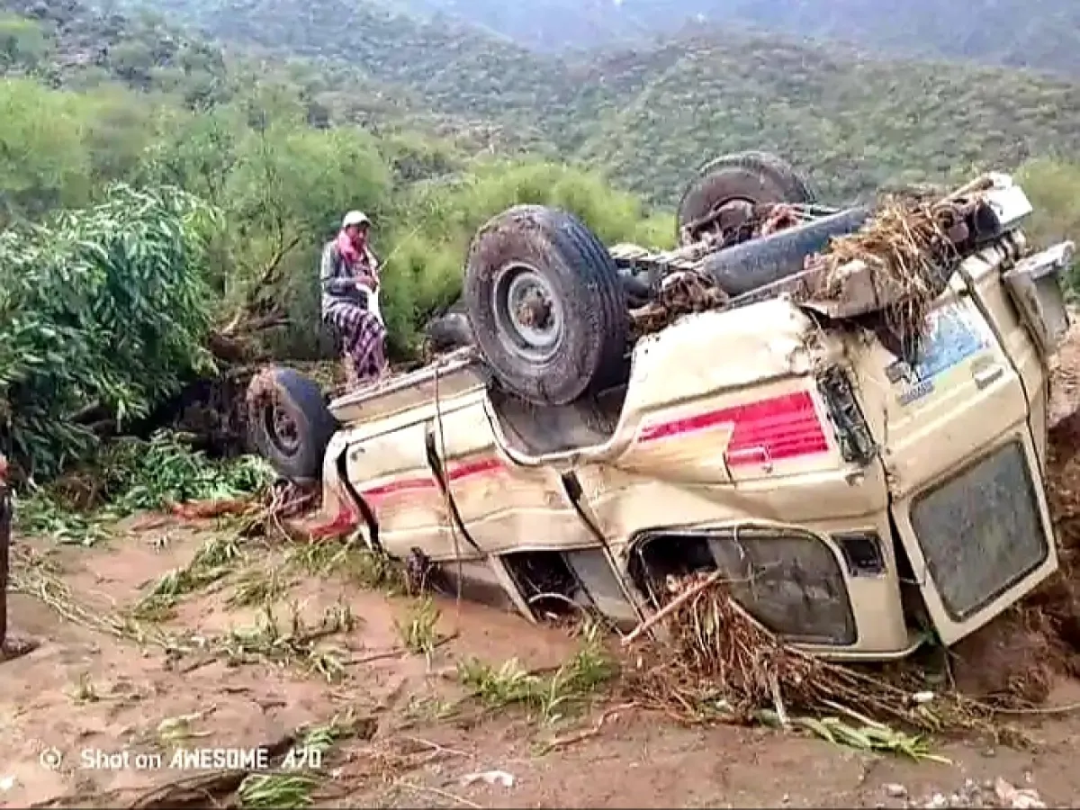 سيول تعز تتسبب بوفاة وفقدان 25 شخصًا وتلحق أضرارًا واسعة بنحو 6 آلاف أسرة