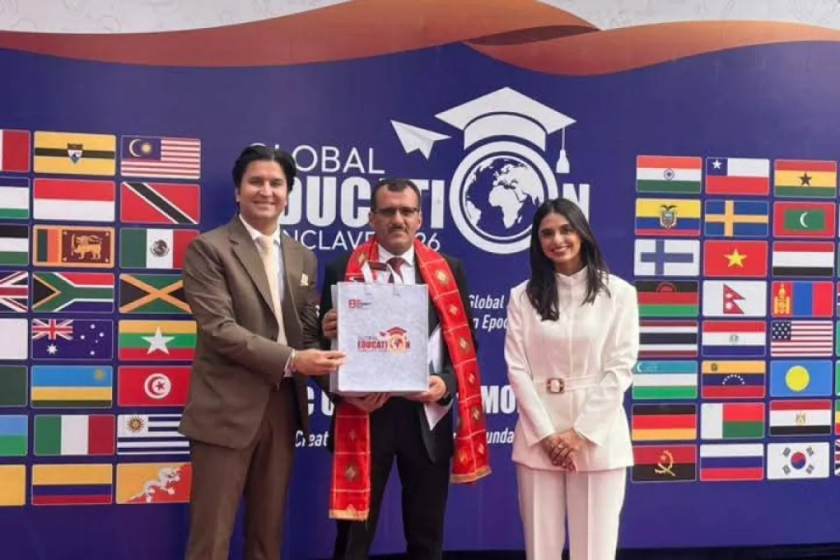 المستشار المخلافي يشارك في المؤتمر العالمي للتعليم 2026 بالهند 