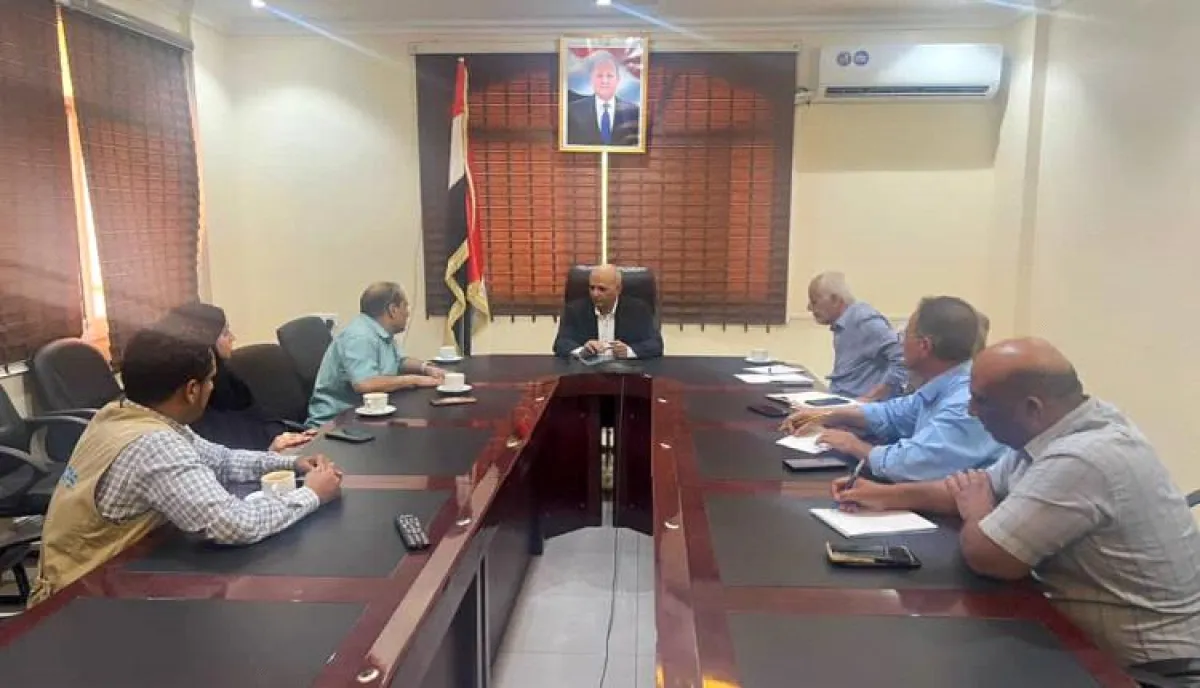 الوزير الشرجبي يبحث مع (UNOPS) تعزيز الشراكة في قطاع المياه والصرف الصحي