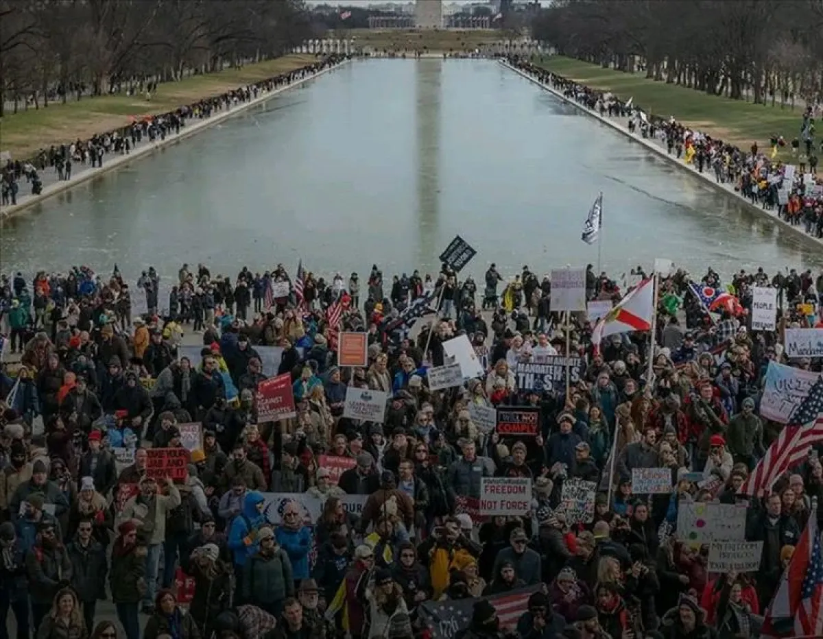  احتجاجات واسعة في أمريكا تنديداً بسياسات ترامب