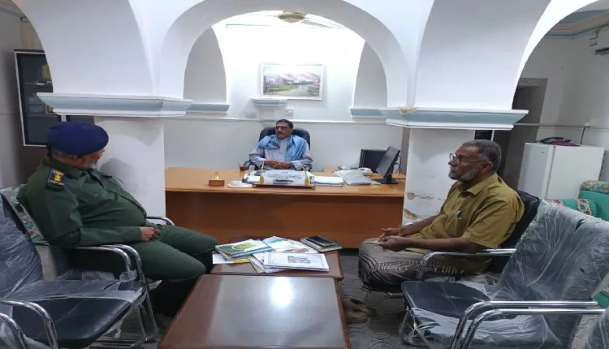 لقاء رسمي في تريم لبحث تطوير العمل الأمني وتعزيز التنسيق المشترك