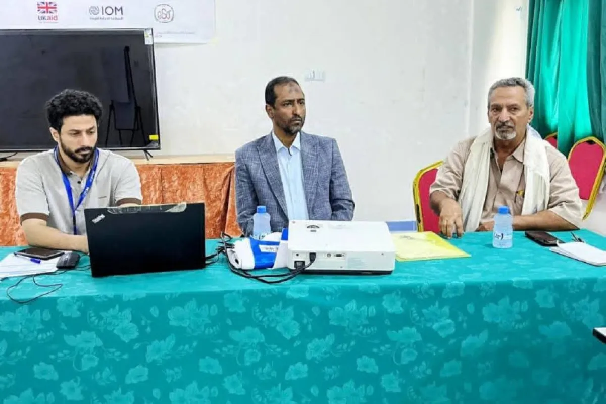 وكيل أول المهرة يدشن ورشة عمل حول إحصائيات النازحين والمهاجرين في المهرة