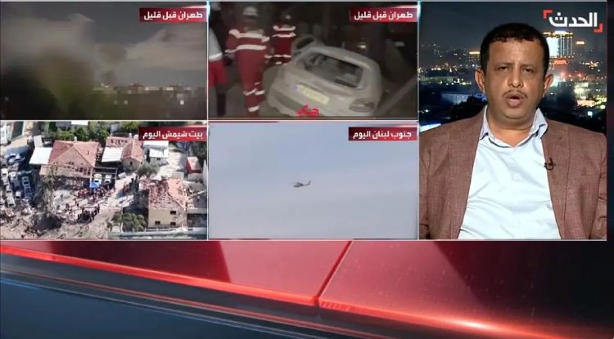 بن لزرق لقناة الحدث: جماعة الحوثي تجر اليمن إلى مغامرة غير محسوبة وتحاول الهروب من أزماتها الداخلية