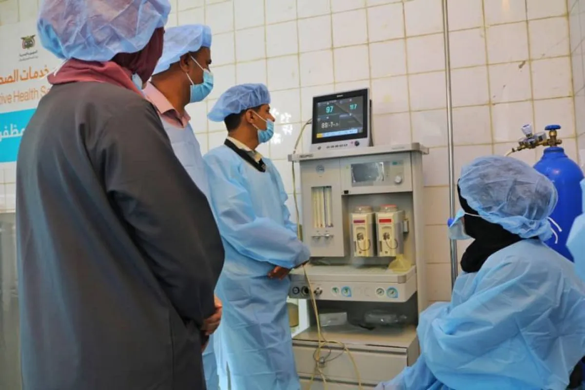 وكيل محافظة تعز تشيد بتطوير وتوسعة مستشفى المظفر