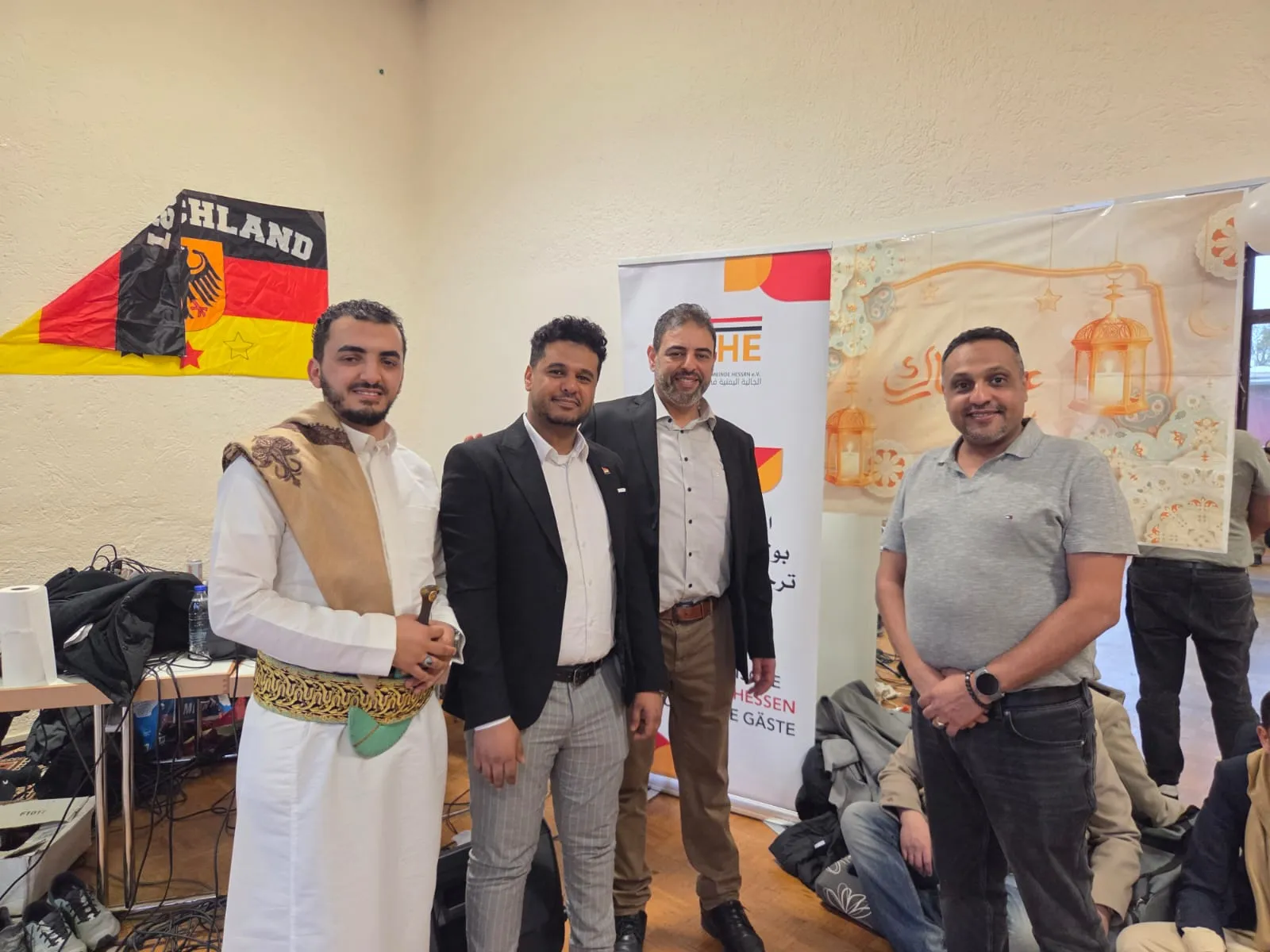 الجالية اليمنية تحيي احتفالاً عيدياً حاشداً في فرانكفورت يعزز روح التلاحم في هيسن فرانكفورت