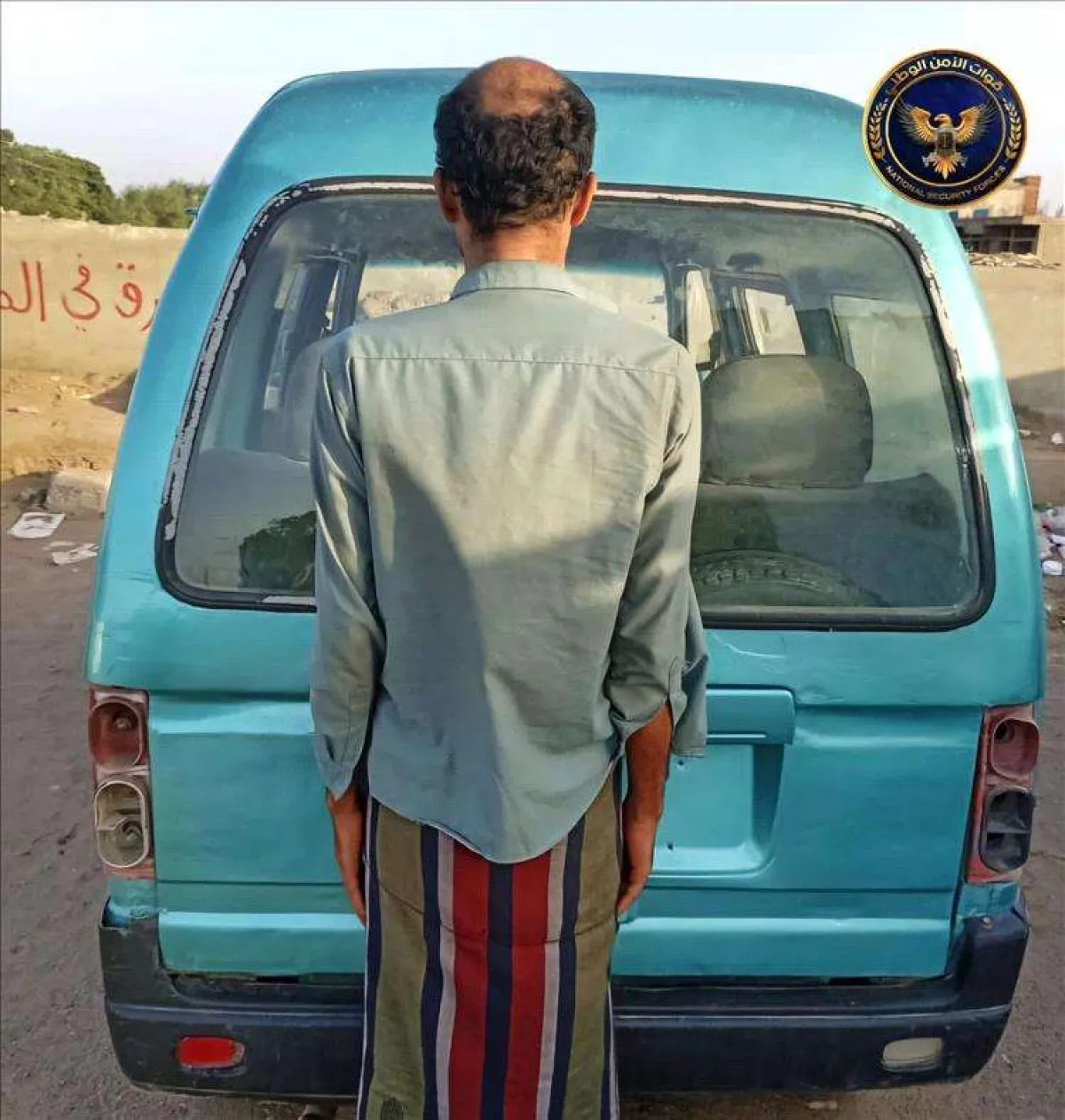 ضبط باص مسروق بعدن