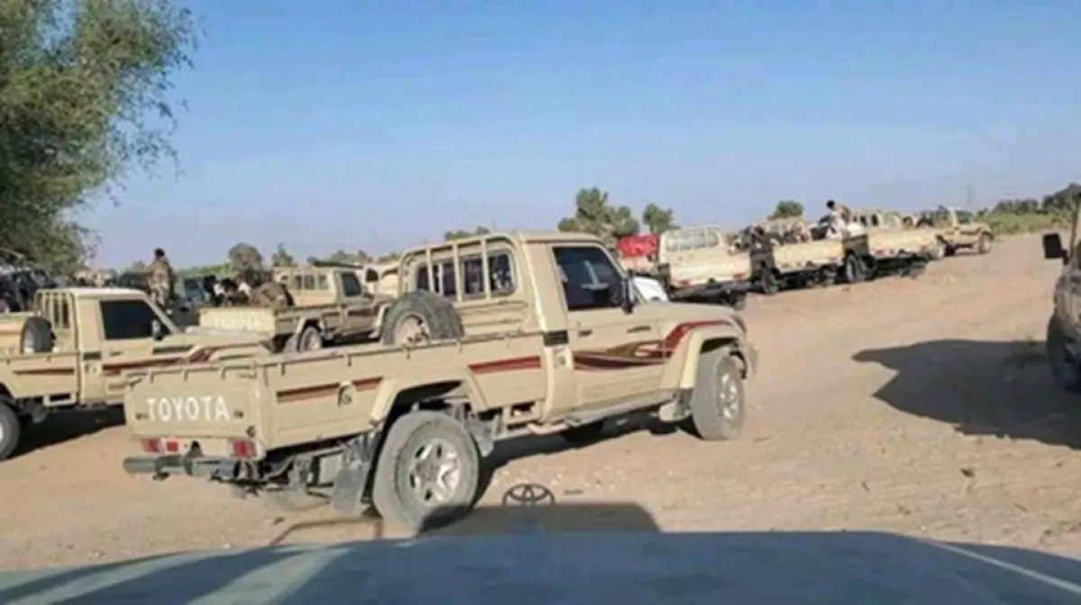 ميليشيا الحوثي ترسل تعزيزات عسكرية كبيرة إلى البيضاء