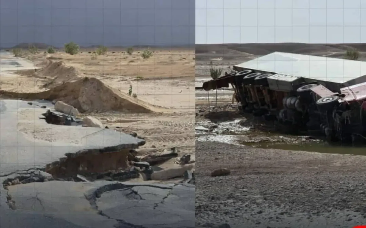 كارثة السيول تلحق أضراراً في طرقات المهرة ودماراً واسعاً في تعز وترفع عدد الضحايا إلى 22 وفاة