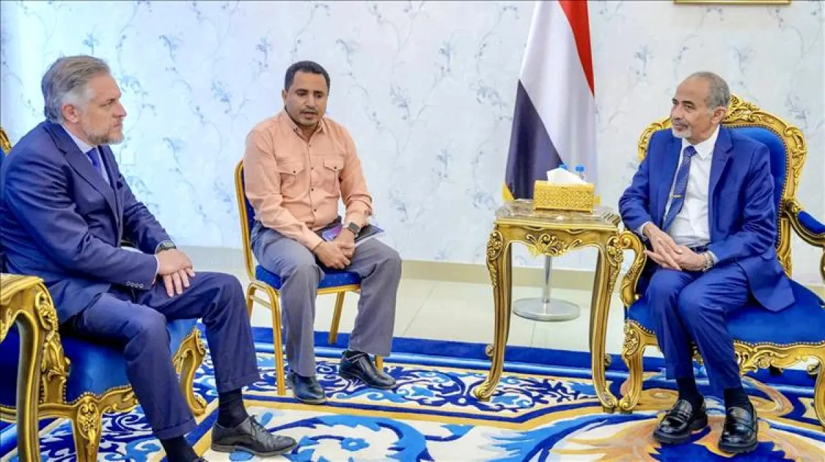 الصبيحي يناقش مع سفير الاتحاد الأوروبي تطورات الأوضاع في اليمن وجهود دعم الاستقرار