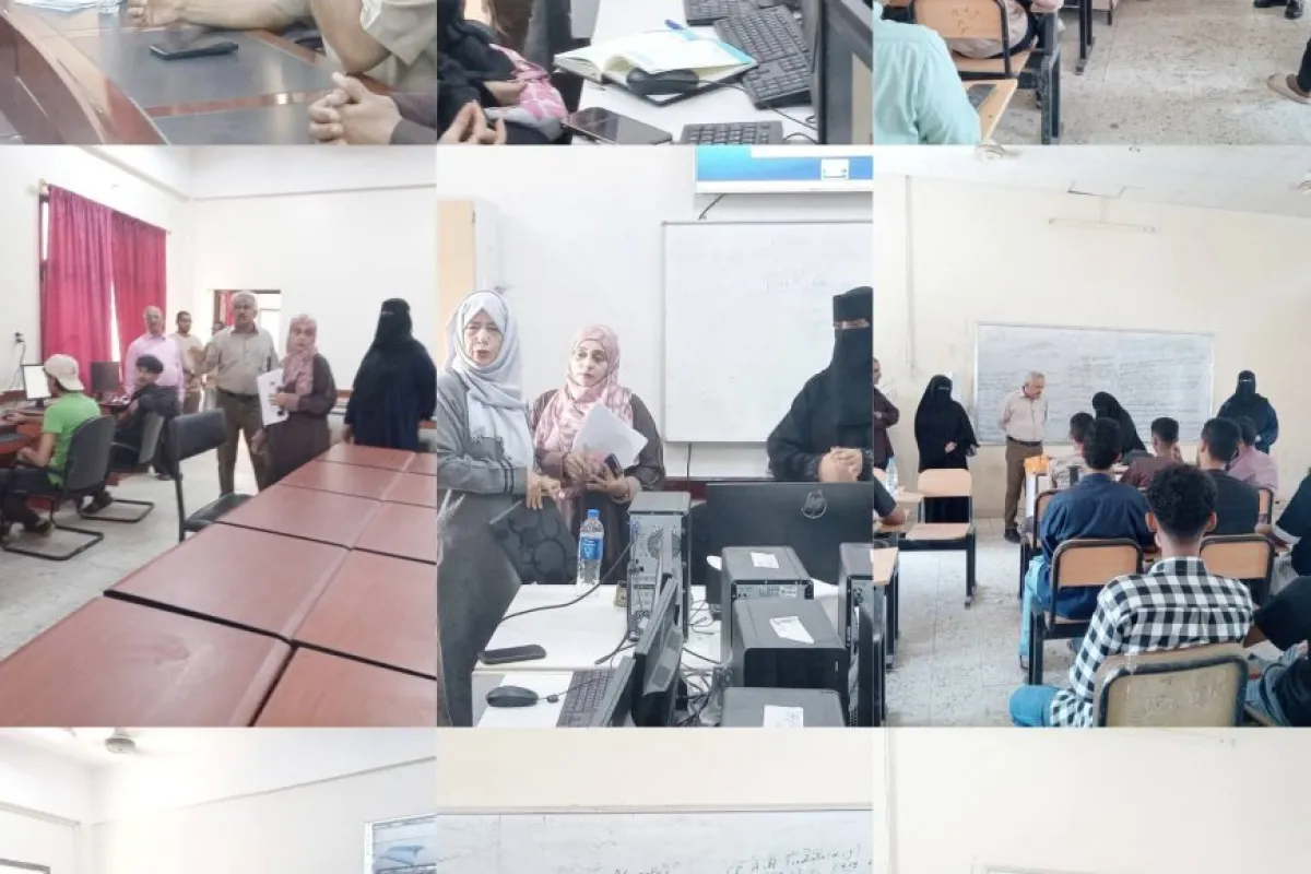 مدير عام مكتب التعليم الفني بعدن يتفقد سير العملية التعليمية بمعهدي "المعلا" و "البحري