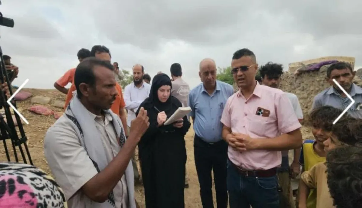وفد الإنقاذ الدولية يغوص في أعماق كارثة السيول في ريف المخا