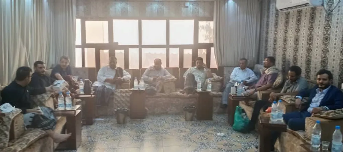 عدد من الوزراء يلتقون الشيخ عبدالرحمن شاهر الصبيحي