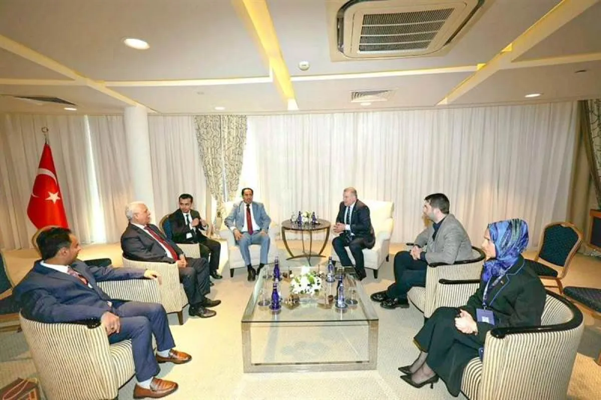 البكري ونظيره التركي يبحثان تعزيز التعاون الشبابي والرياضي وإعداد بروتوكول مشترك