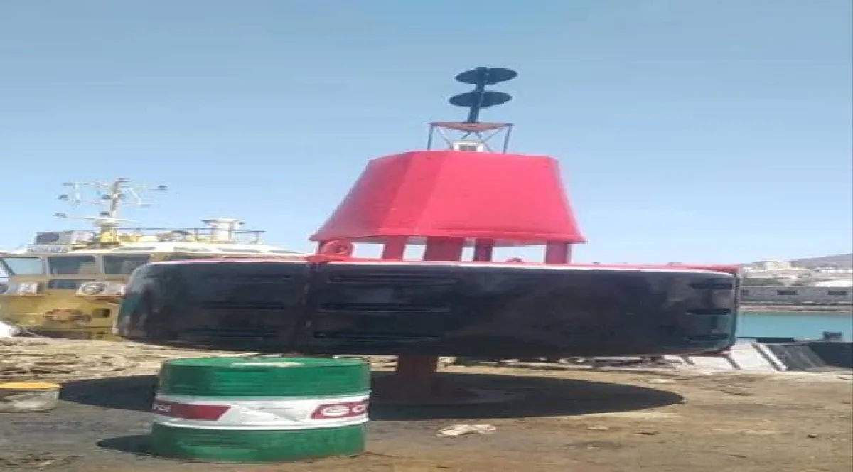 موانئ خليج عدن تعزّز السلامة البحرية بعوامة تحذيرية جديدة