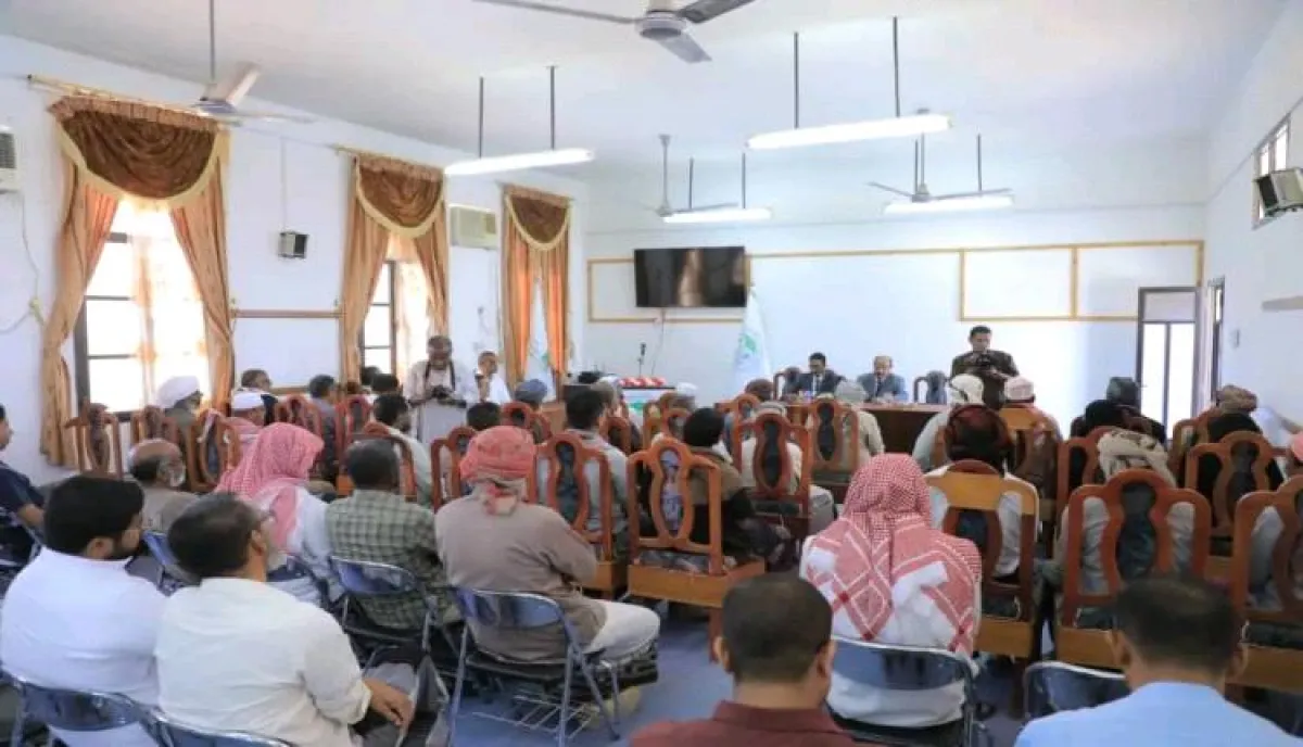 الوكيل بارباع يتلقي بقيادات القطاع الزراعي بوادي وصحراء حضرموت