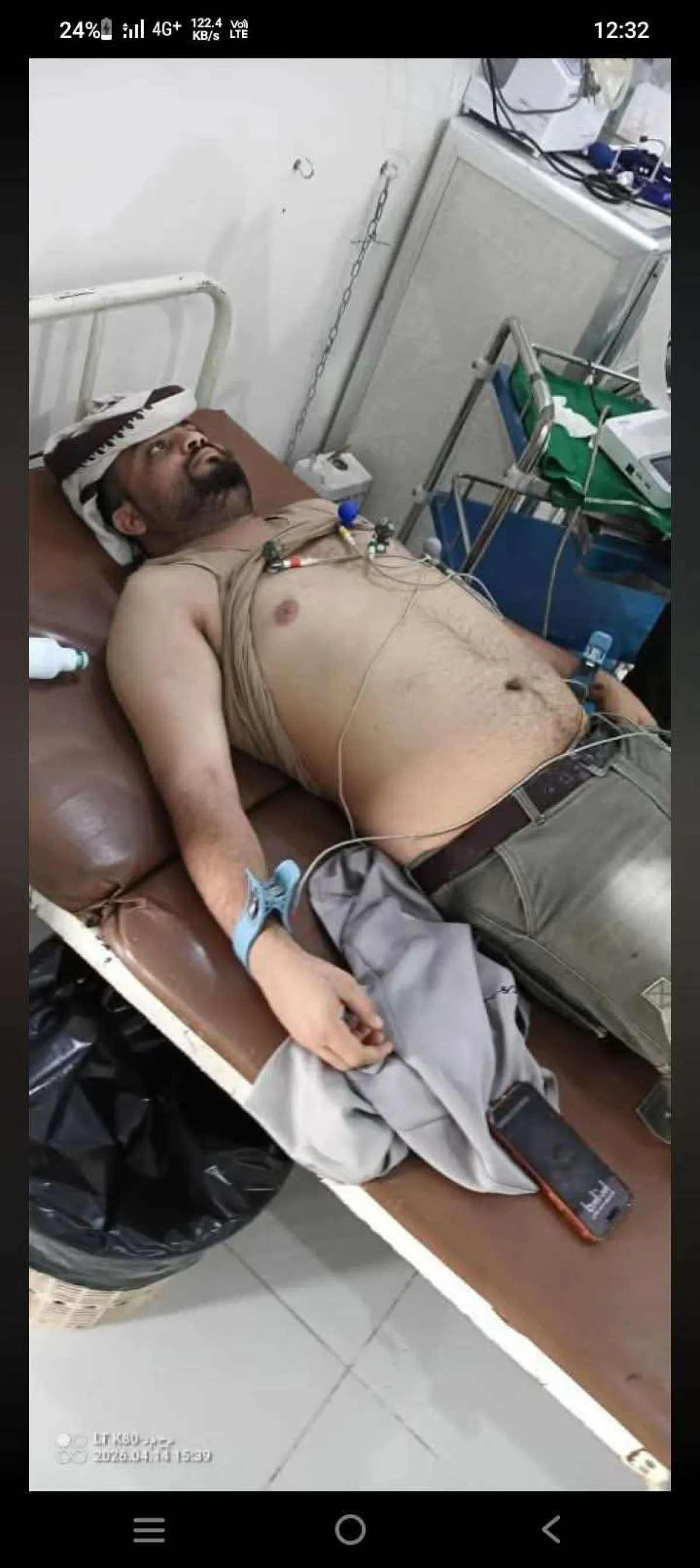 نقل شاعر الشهداء ابو شلال الى المستشفى