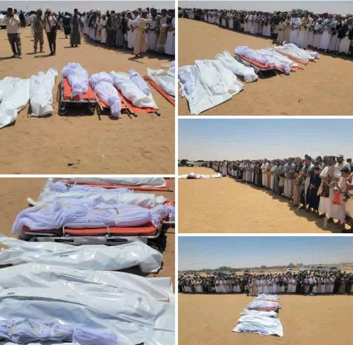 فاجعة كبرى  .. تشييع جثامين 10 ضحايا من أسرة واحدة في حريق مروع ونجاة 7 من أبنائهم ( تفاصيل مؤلمة)